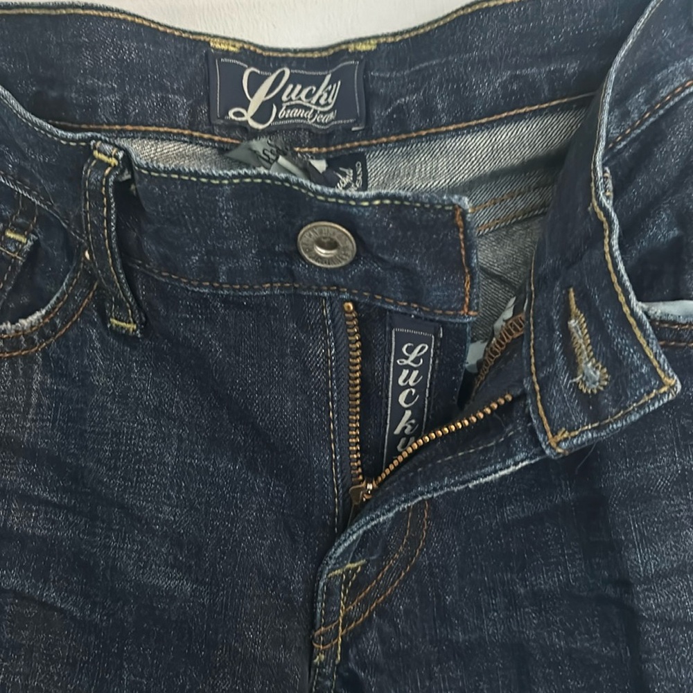 OG Lucky dark wash low rise jeans